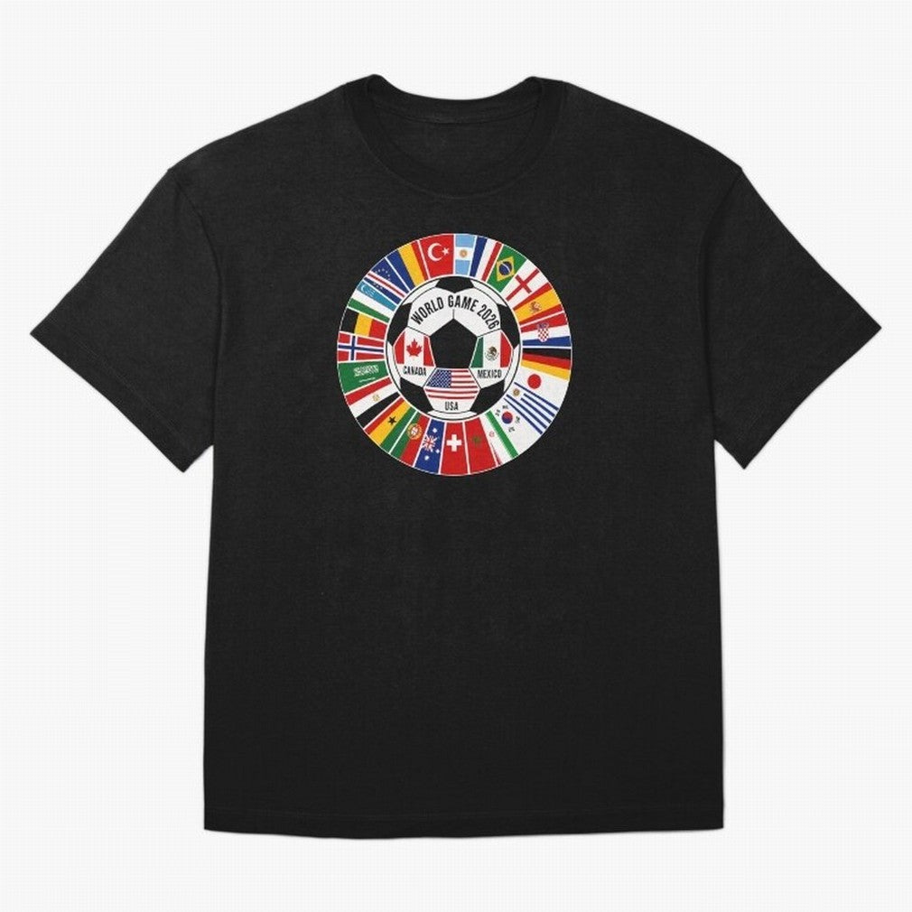 2026 Soccer Cup, Football World Tournament Classic T-Shirt Upgrade FIFA World Cup 2026 USA Canada Mexico Inspired by Messi and Cristiano Ronaldo, Spain and Netherlands Energy, Global Supporter Spirit, Legendary Goals, National Colors and Tournament