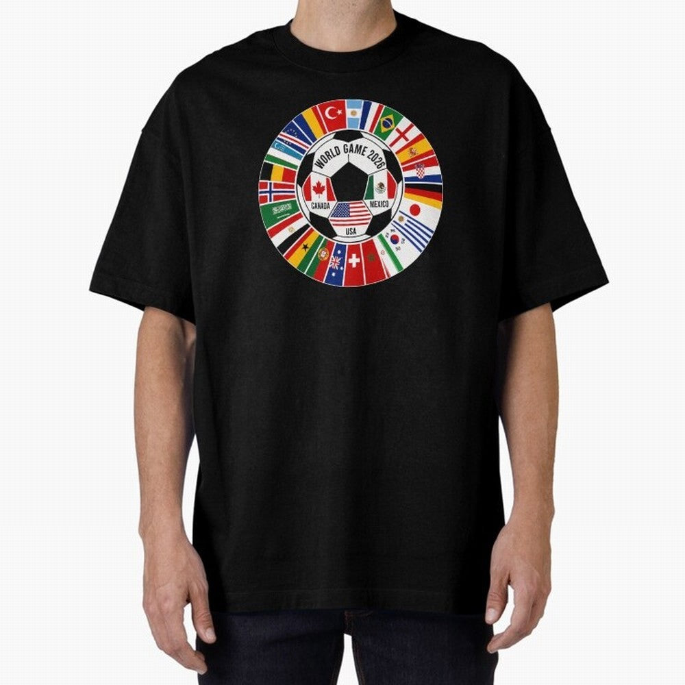 2026 Soccer Cup, Football World Tournament Classic T-Shirt Upgrade FIFA World Cup 2026 USA Canada Mexico Inspired by Messi and Cristiano Ronaldo, Spain and Netherlands Energy, Global Supporter Spirit, Legendary Goals, National Colors and Tournament