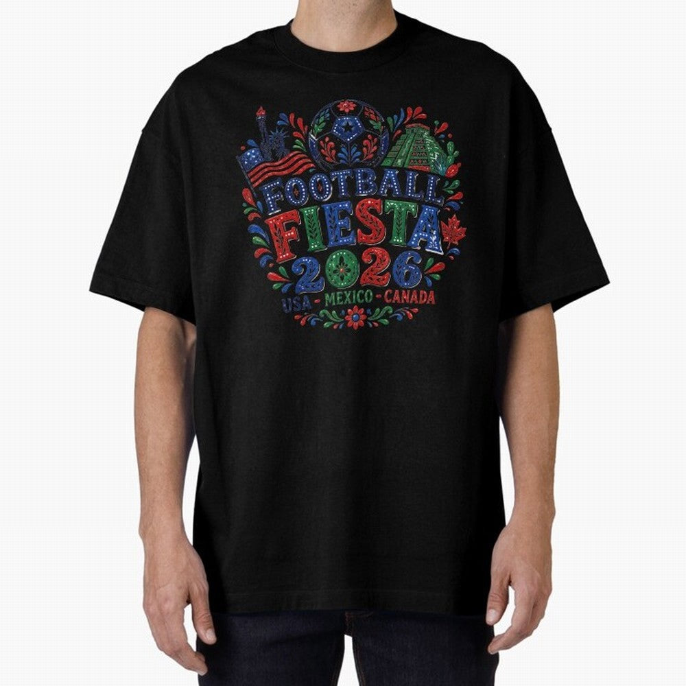 Football Fiesta 2026 USA Mexico Canada Soccer Art Classic T-Shirt Show Up for the Glory of Global Football Passion for FIFA World Cup 2026 USA Canada Mexico, Featuring CR7, Spain, Worldwide Fan Energy, Dramatic Goals, Stadium Lights and