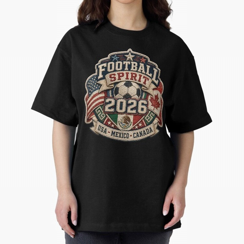 Football 2026 USA Mexico Canada Soccer Championship Fan Art Classic T-Shirt Capture Stadium Memories from the FIFA World Cup 2026 Journey through Mbappe Highlights, Argentina and Brazil Pride, Stadium Chants, National Pride, Trophy Dreams and