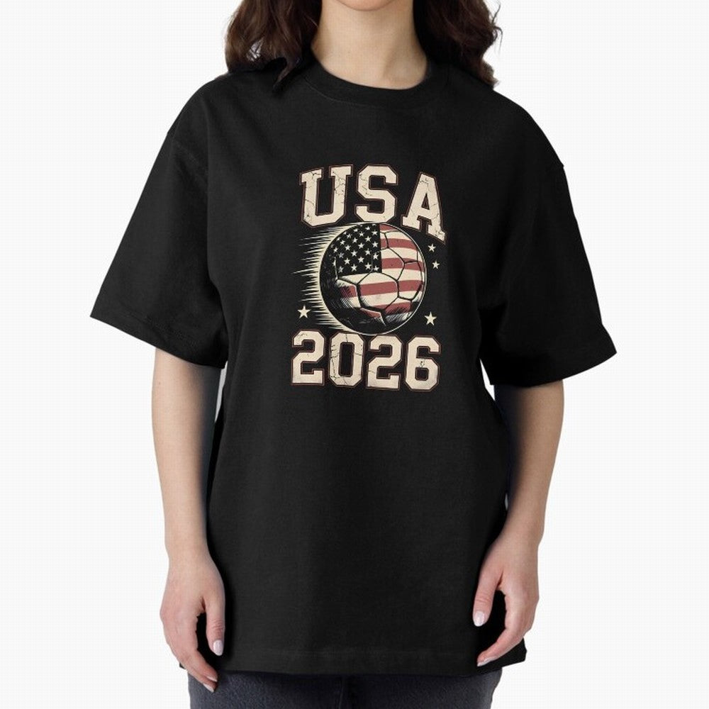 USA Soccer World Cup 2026 American Fan T-Shirt_88555733 Classic T-Shirt Spotlight the FIFA World Cup 2026 Group Stage Journey through Messi and Cristiano Ronaldo Highlights, Argentina Pride, Tournament Hype, Historic Matchups, Family Viewing