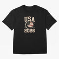 USA Soccer World Cup 2026 American Fan T-Shirt_88555733 Classic T-Shirt Spotlight the FIFA World Cup 2026 Group Stage Journey through Messi and Cristiano Ronaldo Highlights, Argentina Pride, Tournament Hype, Historic Matchups, Family Viewing