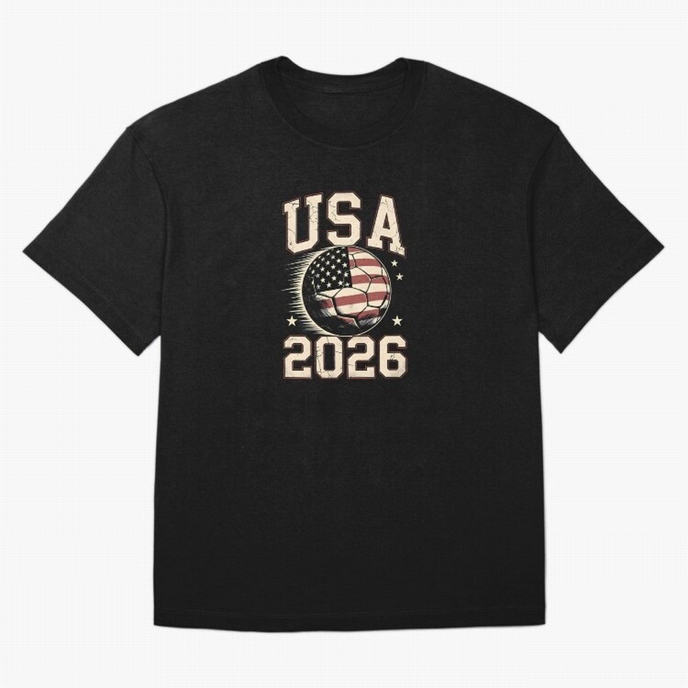 USA Soccer World Cup 2026 American Fan T-Shirt_88555733 Classic T-Shirt Spotlight the FIFA World Cup 2026 Group Stage Journey through Messi and Cristiano Ronaldo Highlights, Argentina Pride, Tournament Hype, Historic Matchups, Family Viewing