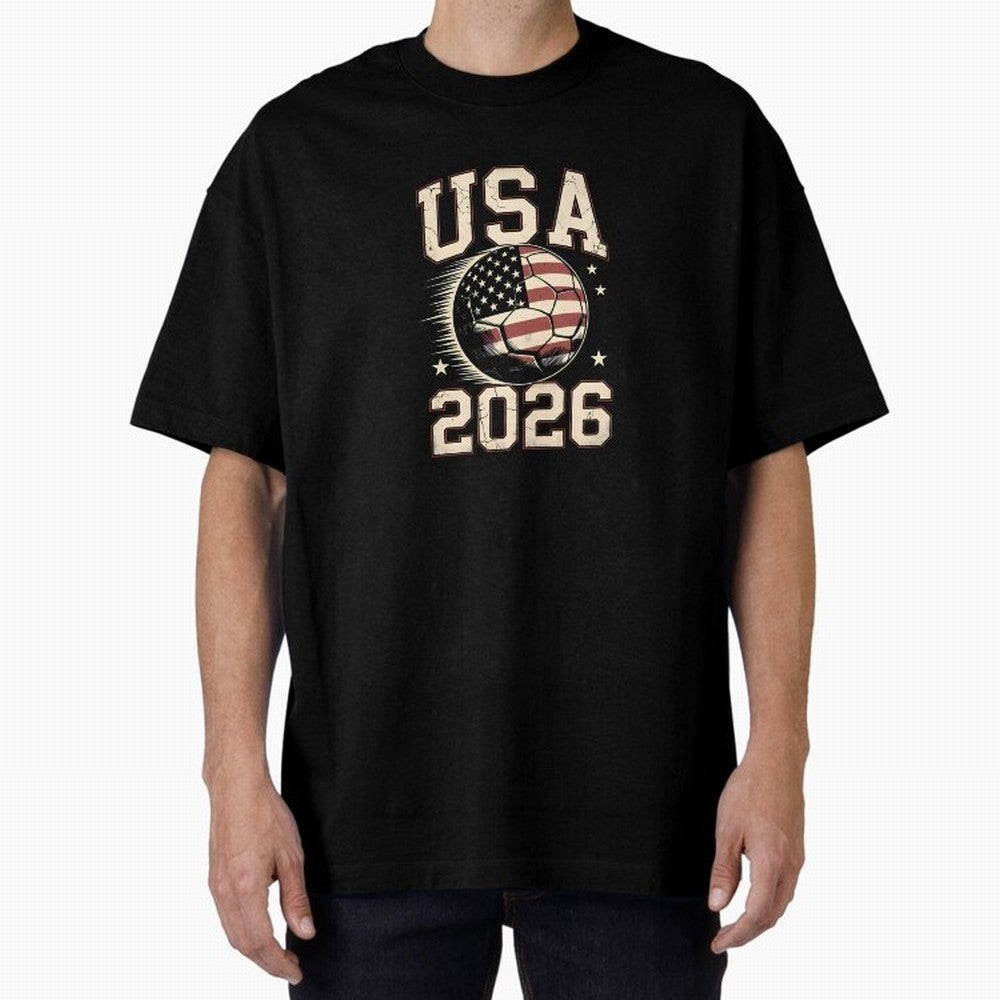 USA Soccer World Cup 2026 American Fan T-Shirt_88555733 Classic T-Shirt Spotlight the FIFA World Cup 2026 Group Stage Journey through Messi and Cristiano Ronaldo Highlights, Argentina Pride, Tournament Hype, Historic Matchups, Family Viewing