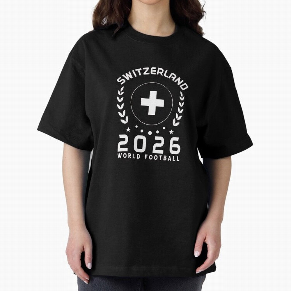 World Cup 2026 Switzerland Football Fan Swiss Supporter T-Shirt_85614346 Classic T-Shirt Make Your Look Match FIFA World Cup 2026 Capturing CR7 and Messi, France Energy, Sports Nostalgia, International Competition, Famous Players and Unforgettable