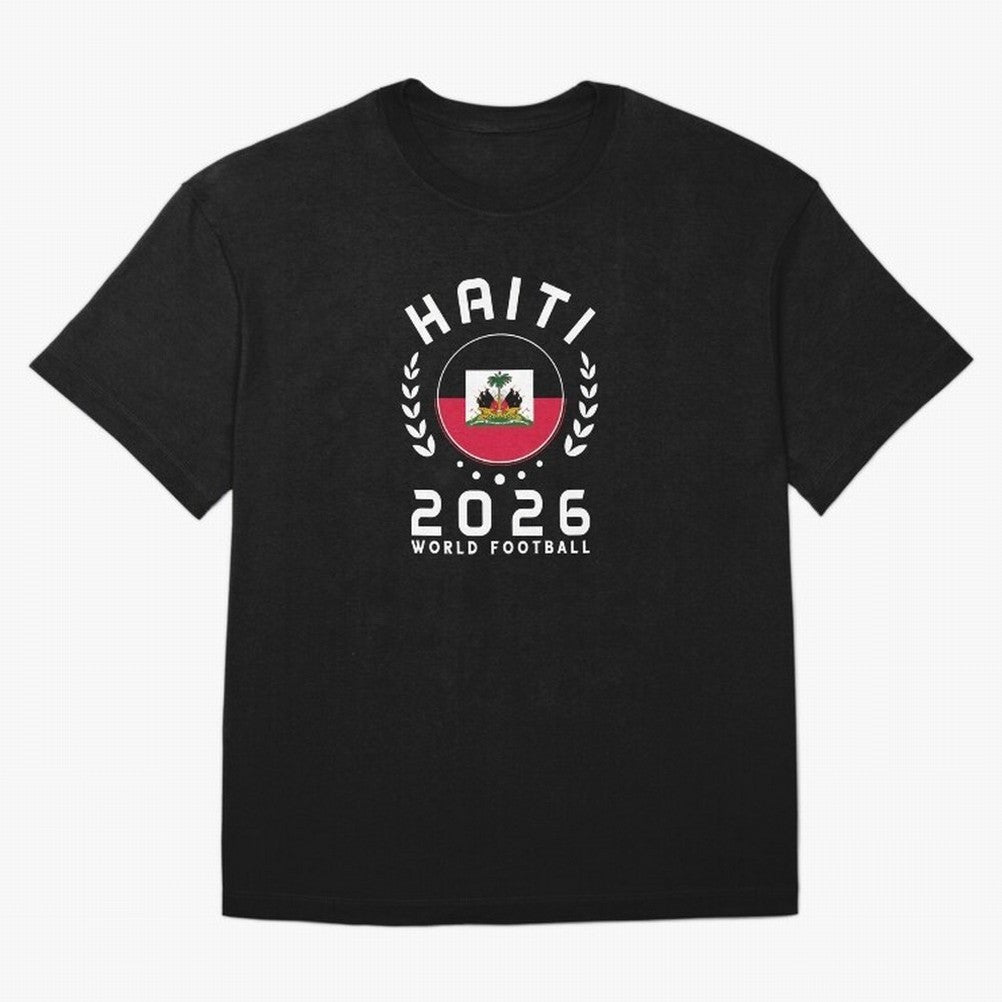 World Cup 2026 Haiti Football Fan Haitian Supporter T-Shirt_84687246 Classic T-Shirt Feel FIFA World Cup 2026 USA Canada Mexico for Fans of Neymar, Haaland and Cristiano Ronaldo and England and Germany, Bringing Soccer Culture, Superstar Moments,