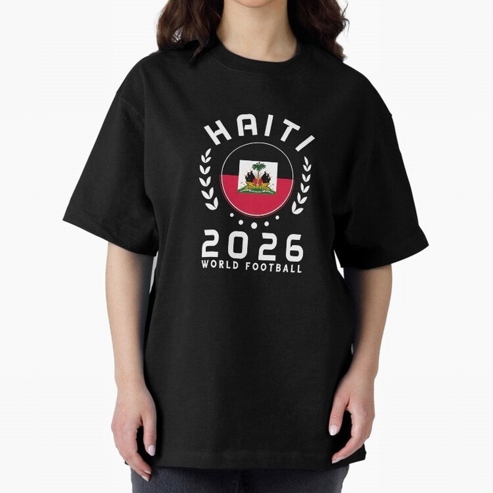 World Cup 2026 Haiti Football Fan Haitian Supporter T-Shirt_84687246 Classic T-Shirt Feel FIFA World Cup 2026 USA Canada Mexico for Fans of Neymar, Haaland and Cristiano Ronaldo and England and Germany, Bringing Soccer Culture, Superstar Moments,