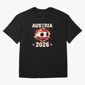 World Cup 2026 Austria Soccer Ball North America - Austrian Fan Gift T-Shirt_85028223 Classic T-Shirt Represent Football Lovers during Match Day Hype around FIFA World Cup 2026, Neymar, England, Football History, Final Match Energy, Crowd Noise and