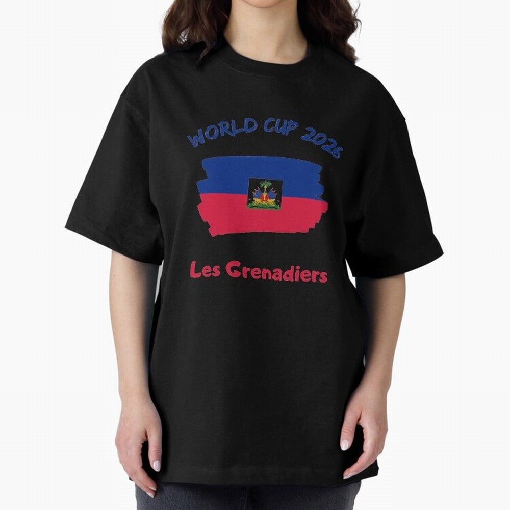 Haiti Football Fan Haitian Soccer Supporter National Team Pride Caribbean 2026 T-Shirt_90544900 Classic T-Shirt Unlock FIFA World Cup 2026 Driven by Messi, Neymar and Mbappe, Spain Energy, Worldwide Fan Energy, Dramatic Goals, Stadium Lights and