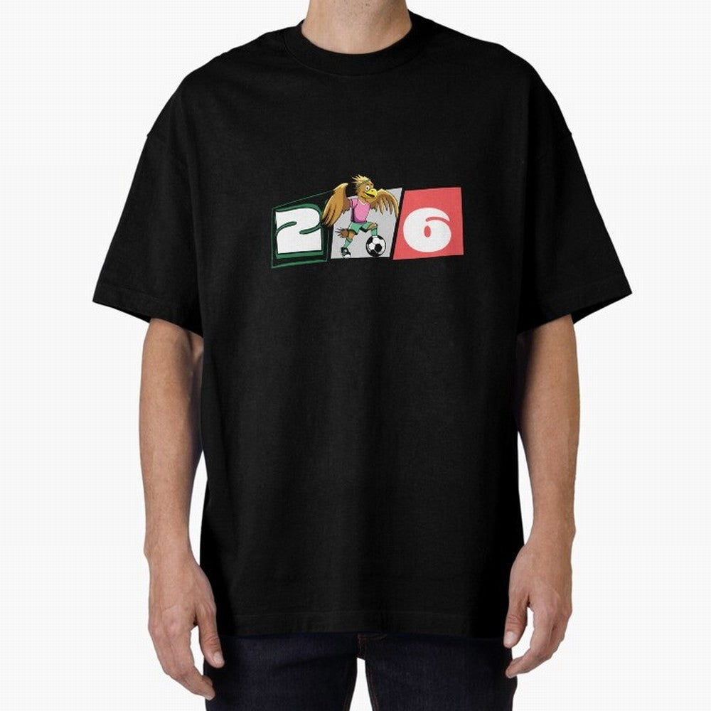 Mexico World Cup 2026 Horizontal T-Shirt_83569561 Classic T-Shirt Celebrate Fan Culture around FIFA World Cup 2026 Group Stage for Fans of Haaland and Mbappe and Netherlands, Bringing Vintage Soccer Flavor, Modern Football Stars, National Flags and