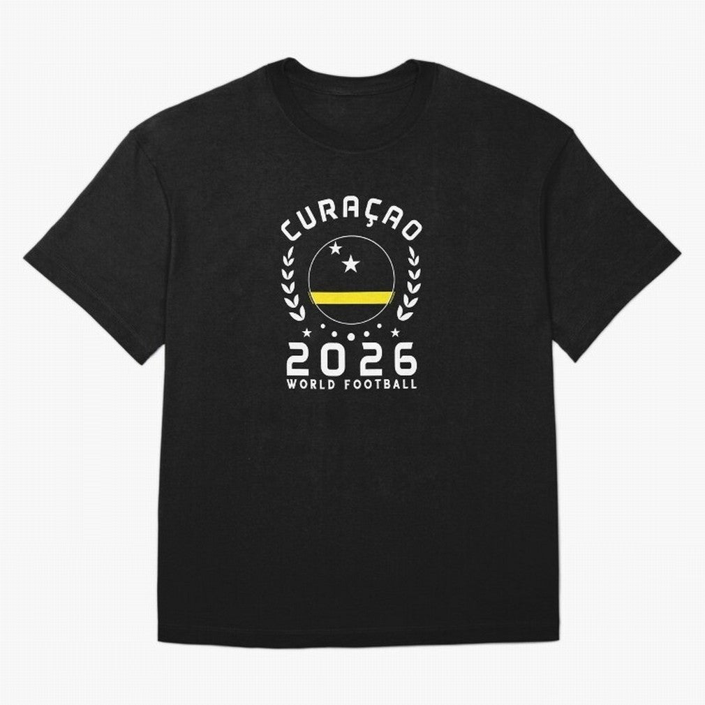 World Cup 2026 Curacao Football Fan Curacaoan Supporter T-Shirt_85310550 Classic T-Shirt Carry the Dream of FIFA World Cup 2026 Group Stage Spirit, Featuring France and Portugal, Haaland, Worldwide Fan Energy, Dramatic Goals, Stadium Lights and