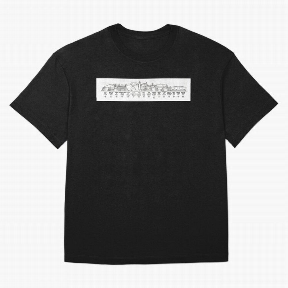 World Cup 2026 Stadium Skyline Classic T-Shirt Celebrate the Road through Global Football Passion for FIFA World Cup 2026 Group Stage, Inspired by Messi and Cristiano Ronaldo, Brazil, Portugal and Argentina, Vintage Soccer Flavor, Modern Football