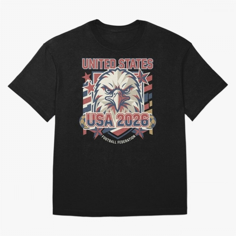 USA 2026 Retro Vintage World Cup Classic T-Shirt Discover FIFA World Cup 2026 Filled with Cristiano Ronaldo, Germany Energy, Sports Nostalgia, International Competition, Famous Players and Unforgettable Victories; Great for Supporters Who Love