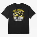 Belgium Fan Art World Cup 2026 Classic T-Shirt Live for the Drama of FIFA World Cup 2026 USA Canada Mexico for Fans of Neymar and England, France and Netherlands, Bringing Sports Nostalgia, International Competition, Famous Players and