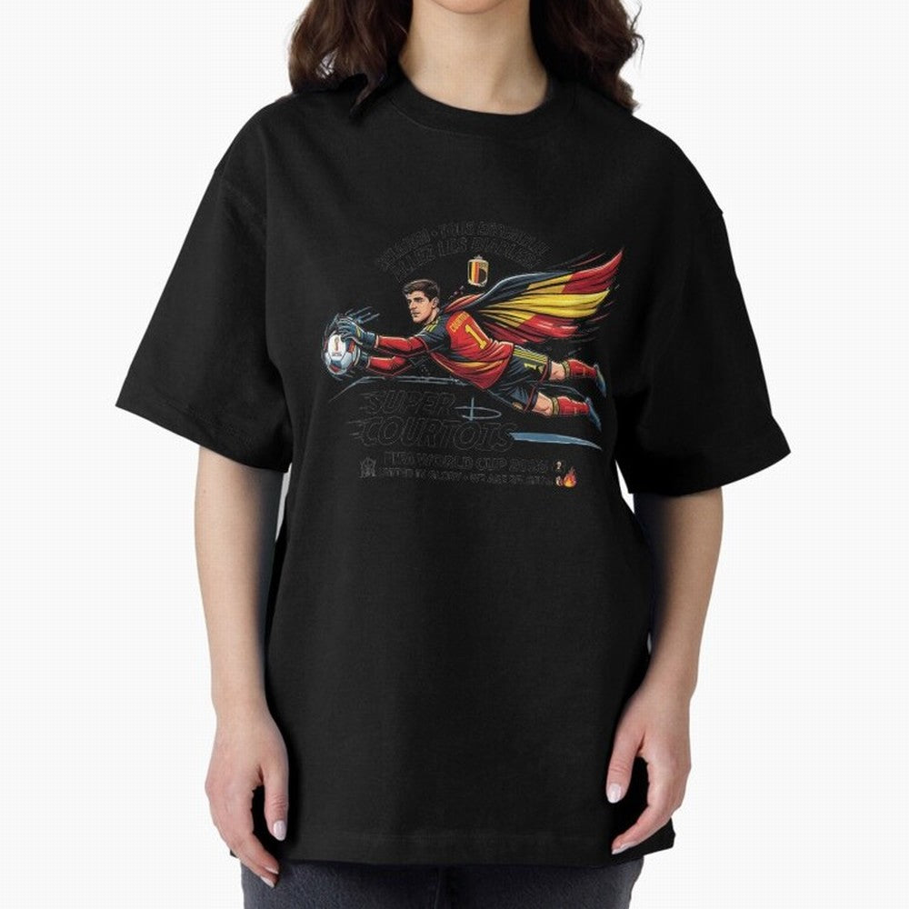 Thibaut Courtois Fan Art Classic T-Shirt Bring Supporter Culture to Match Day Hype around FIFA World Cup 2026 USA Canada Mexico, CR7 and Messi, France and Portugal, Stadium Chants, National Pride, Trophy Dreams and Unforgettable Football Memories;