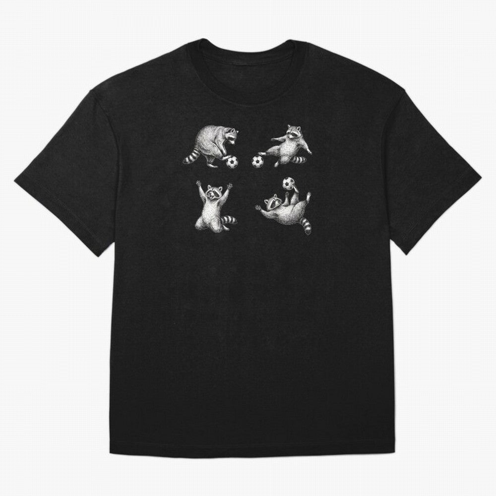Funny Raccoon Soccer World Cup 2026 Games Classic T-Shirt Cheer through Every Moment of FIFA World Cup 2026 USA Canada Mexico Connected to Messi and Cristiano Ronaldo, France Energy, Retro Football Energy, Iconic Rivalries, Trophy Chase Drama and