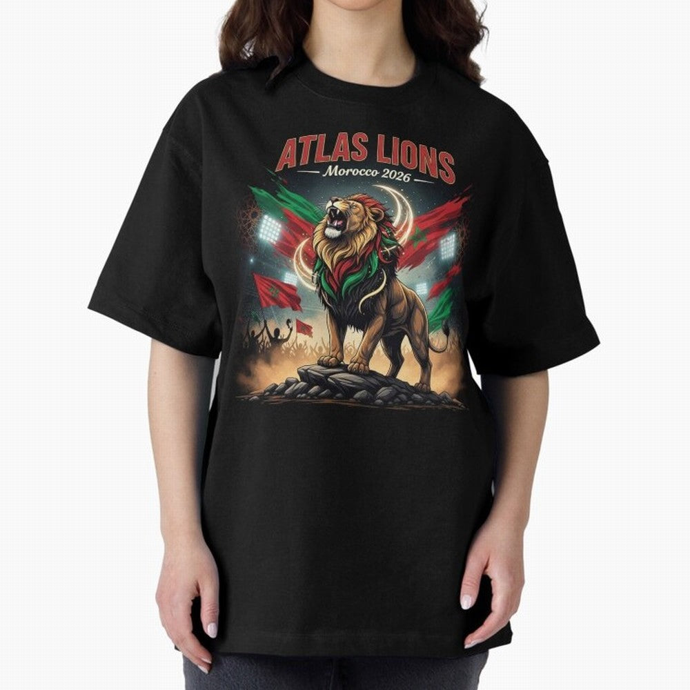 Atlas Lions - Morocco Football Team ready for the World Cup Classic T-Shirt Show Up for the Glory of Global Football Passion for FIFA World Cup 2026 Group Stage, Built around Neymar, Germany, Game Day Rituals, Football Legends, Country Pride and