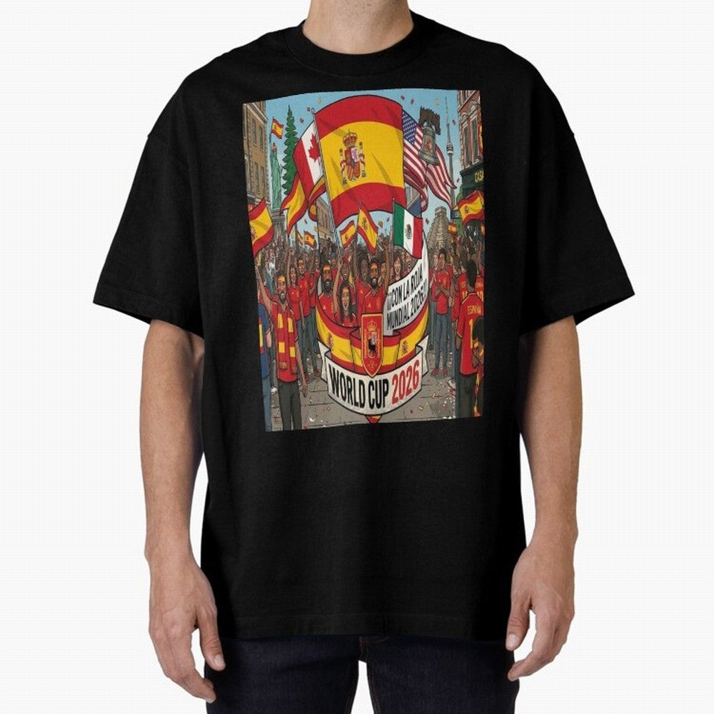Spain Classic T-Shirt Keep the Match Day Mood of FIFA World Cup 2026 Spirit, Filled with Portugal, Spain and Germany, Cristiano Ronaldo, Haaland and CR7, Game Day Rituals, Football Legends, Country Pride and the Road to the Final; Perfect for Fans,