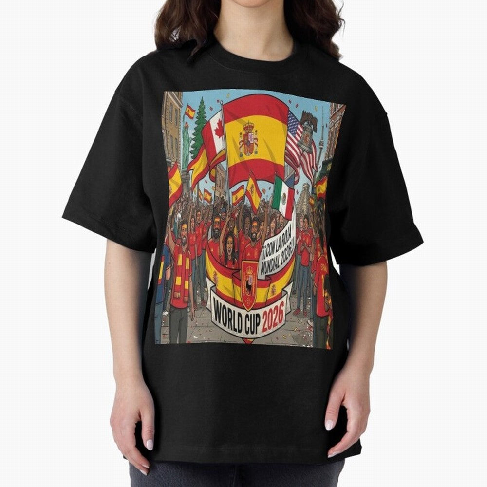 Spain Classic T-Shirt Keep the Match Day Mood of FIFA World Cup 2026 Spirit, Filled with Portugal, Spain and Germany, Cristiano Ronaldo, Haaland and CR7, Game Day Rituals, Football Legends, Country Pride and the Road to the Final; Perfect for Fans,
