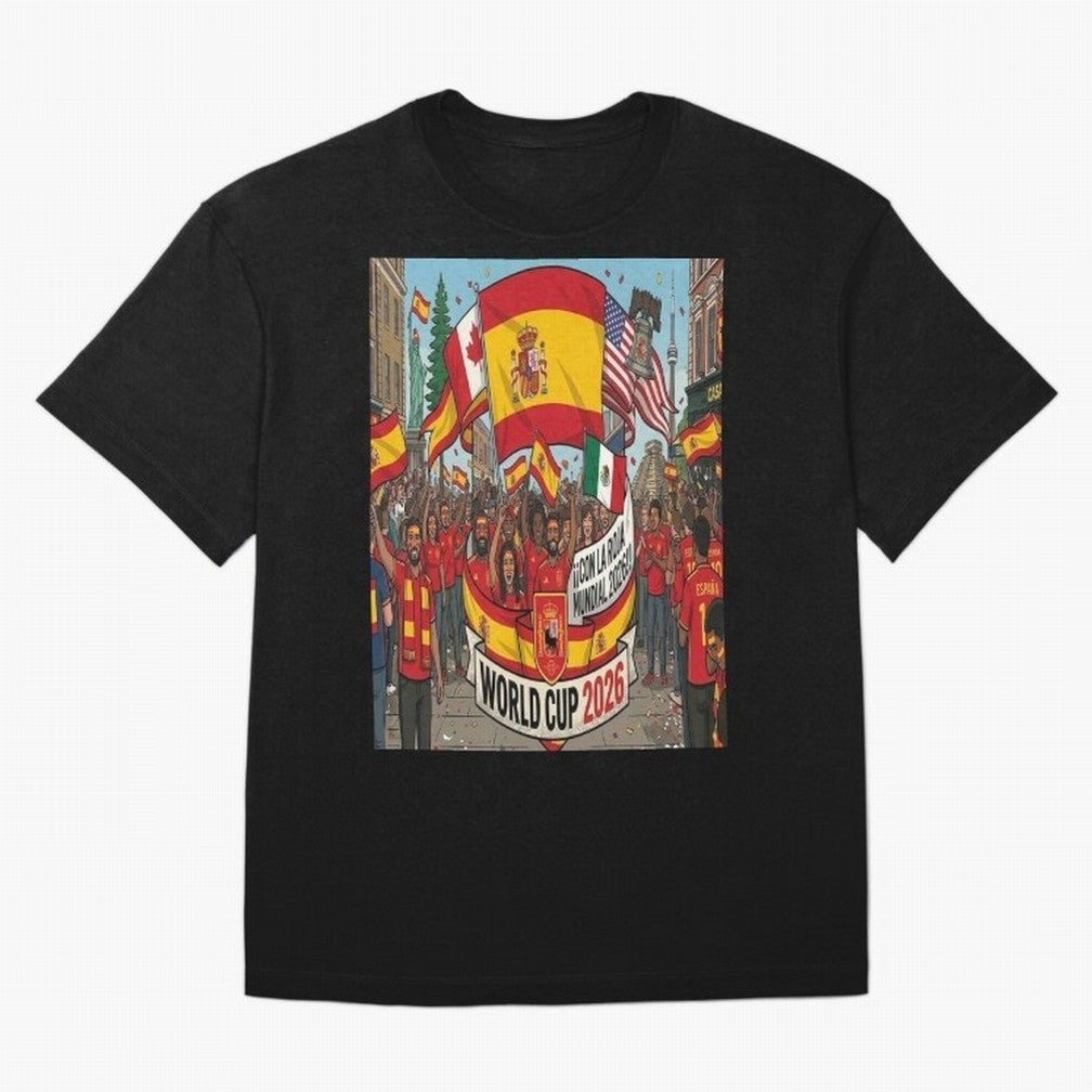 Spain Classic T-Shirt Keep the Match Day Mood of FIFA World Cup 2026 Spirit, Filled with Portugal, Spain and Germany, Cristiano Ronaldo, Haaland and CR7, Game Day Rituals, Football Legends, Country Pride and the Road to the Final; Perfect for Fans,