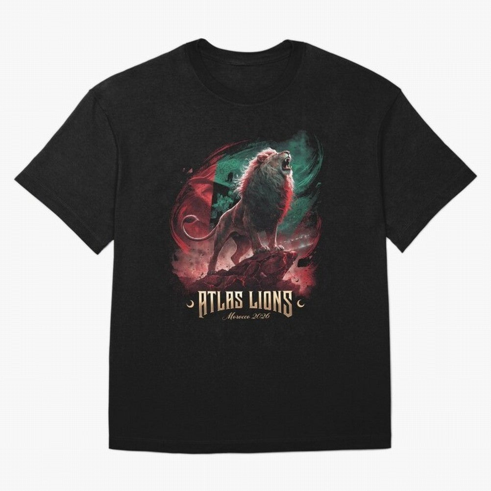 Morocco - The Atlas Lions Classic T-Shirt Discover FIFA World Cup 2026 USA Canada Mexico Inspired by Mbappe, England and Germany Energy, Classic Soccer Heritage, Championship Pressure, Fan Loyalty and International Pride; Built for Supporters