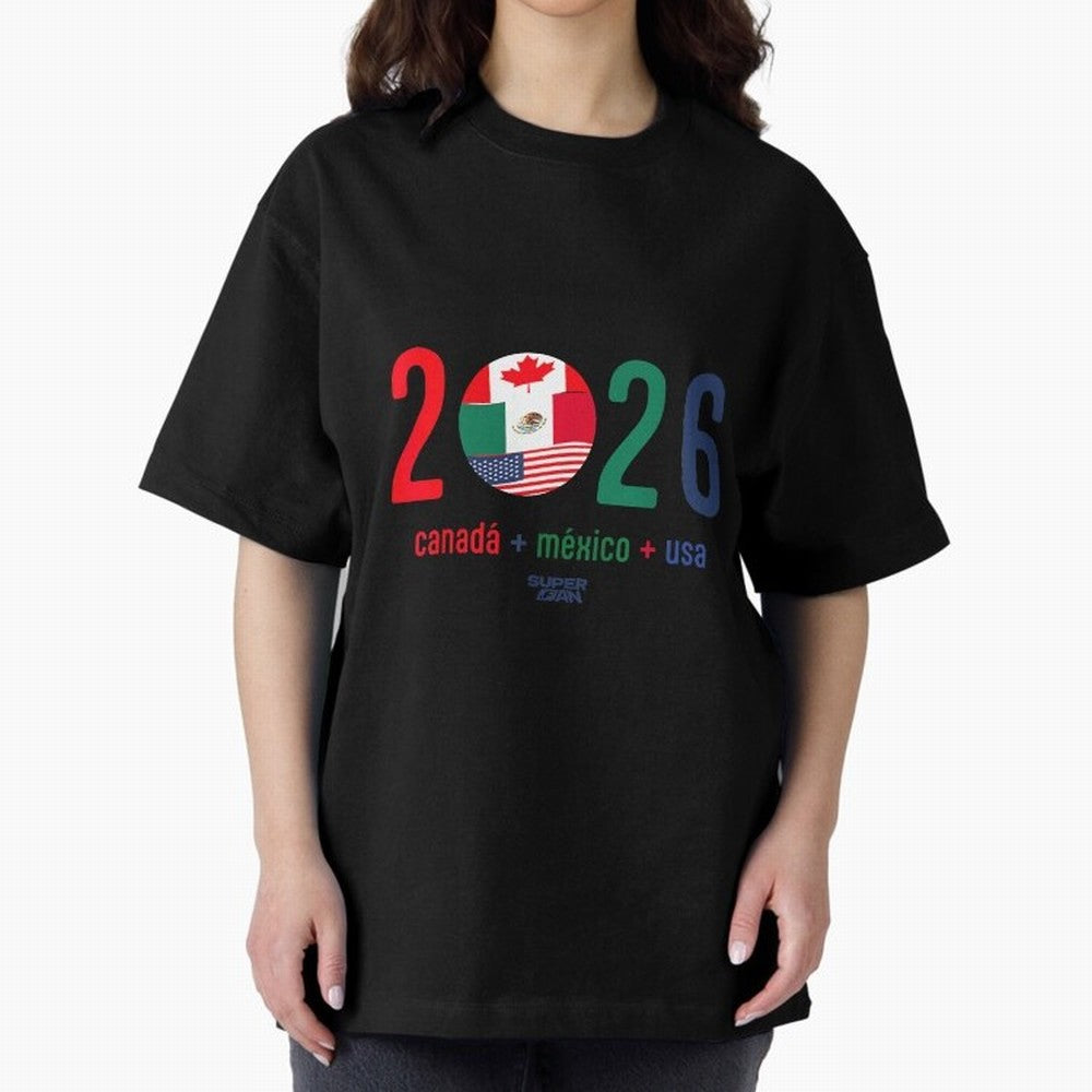 World Cup 2026 Host Nations Soccer Design Classic T-Shirt Cheer through Every Moment of FIFA World Cup 2026 USA Canada Mexico Highlighting Haaland and Mbappe, France and Portugal Energy, Retro Football Energy, Iconic Rivalries, Trophy Chase Drama