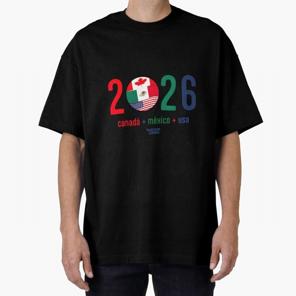World Cup 2026 Host Nations Soccer Design Classic T-Shirt Cheer through Every Moment of FIFA World Cup 2026 USA Canada Mexico Highlighting Haaland and Mbappe, France and Portugal Energy, Retro Football Energy, Iconic Rivalries, Trophy Chase Drama