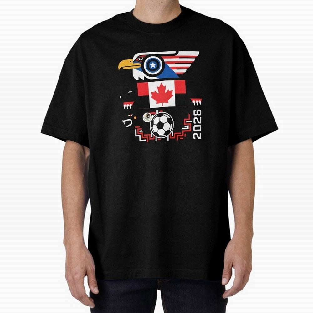 North America Spirit Cup 2026 T-Shirt_82734510 Classic T-Shirt Feel the Trophy Chase of FIFA World Cup 2026 for Fans of Neymar, Haaland and Cristiano Ronaldo and Netherlands, Bringing Vintage Soccer Flavor, Modern Football Stars, National Flags and