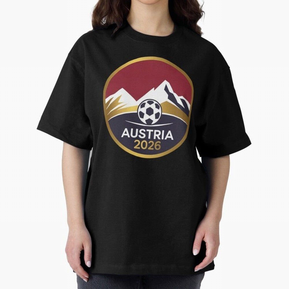 Austria 2026 Classic T-Shirt Show Up for the Glory of Match Day Hype around FIFA World Cup 2026 Group Stage, Neymar, Portugal, Spain and Germany, Goal Celebration Energy, Supporter Heritage, Football Icons and Worldwide Tournament Joy; Great for