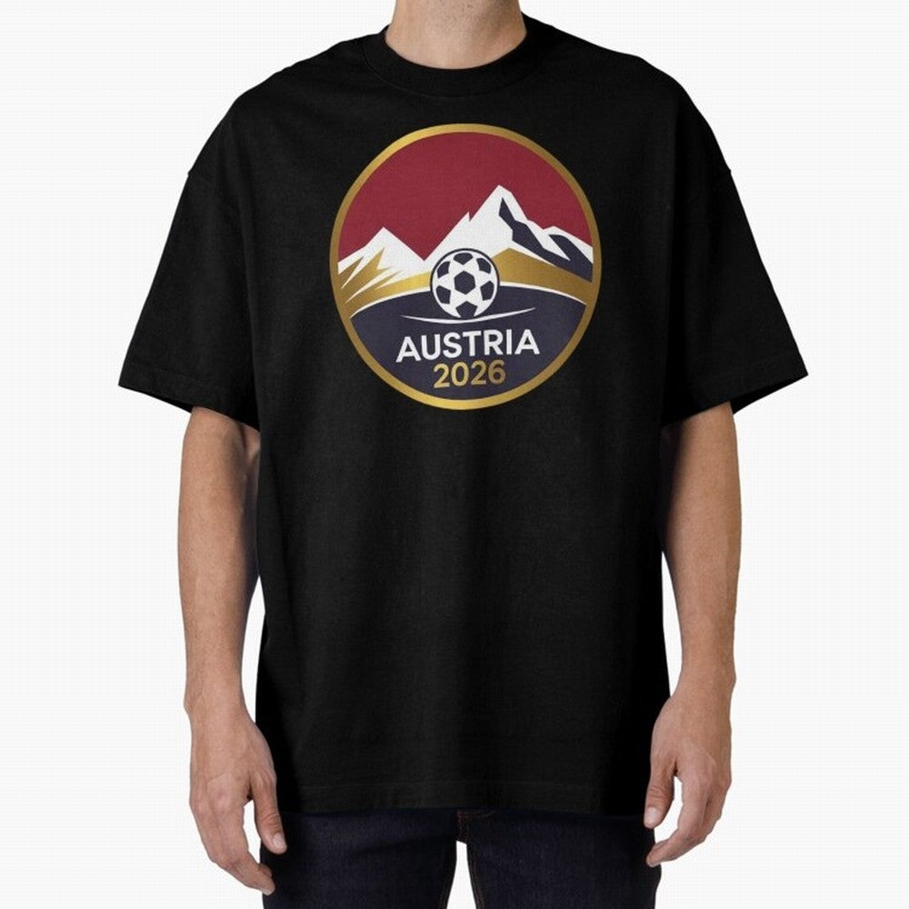 Austria 2026 Classic T-Shirt Show Up for the Glory of Match Day Hype around FIFA World Cup 2026 Group Stage, Neymar, Portugal, Spain and Germany, Goal Celebration Energy, Supporter Heritage, Football Icons and Worldwide Tournament Joy; Great for