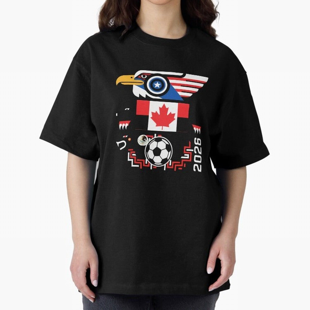 North America Spirit Cup 2026 T-Shirt_82734510 Classic T-Shirt Carry National Pride through FIFA World Cup 2026 USA Canada Mexico for Fans of CR7 and Brazil, Portugal and Argentina, Bringing Match Day Excitement, Supporter Culture, Golden Goals and
