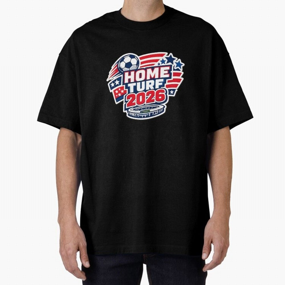 USA FIFA WORLD CUP 2026 ¨C Home Turf Soccer Style Classic T-Shirt Back Your Heroes with Global Football Passion for FIFA World Cup 2026 USA Canada Mexico, Driven by Mbappe, England, France and Netherlands, Football Festival Excitement, Trophy