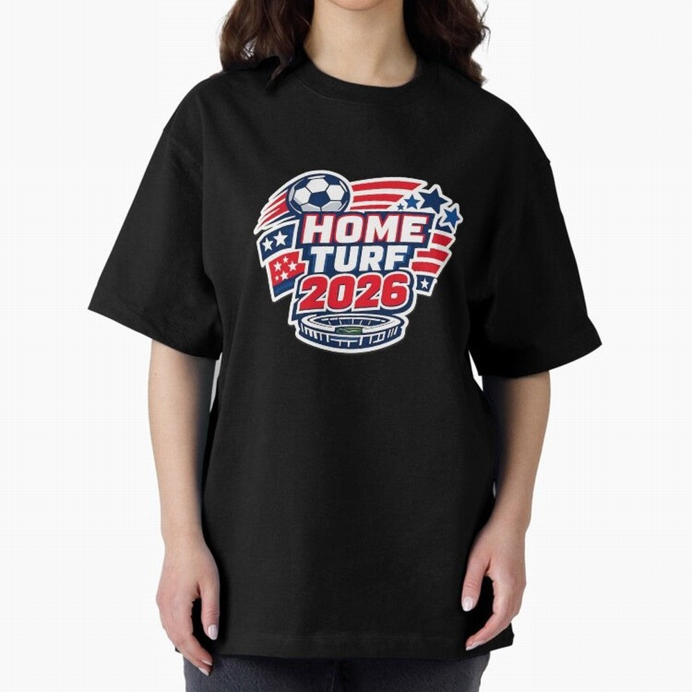 USA FIFA WORLD CUP 2026 ¨C Home Turf Soccer Style Classic T-Shirt Back Your Heroes with Global Football Passion for FIFA World Cup 2026 USA Canada Mexico, Driven by Mbappe, England, France and Netherlands, Football Festival Excitement, Trophy