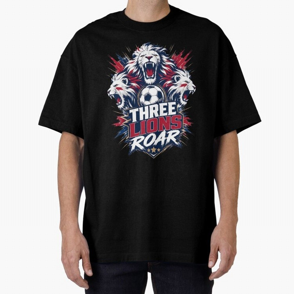 Three Lions Roar England World Cup 26 Tee Classic T-Shirt Support Iconic Players in FIFA World Cup 2026 Group Stage Made for Cristiano Ronaldo, Haaland and CR7, Germany Energy, Match Day Excitement, Supporter Culture, Golden Goals and Global