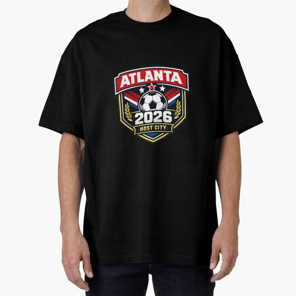 Global Cup 2026 Host City Badge Atlanta Classic T-Shirt Fuel Your Fan Pride for FIFA World Cup 2026 Connected to CR7, Portugal Energy, Worldwide Fan Energy, Dramatic Goals, Stadium Lights and Championship Celebrations; Great for Watch Parties,