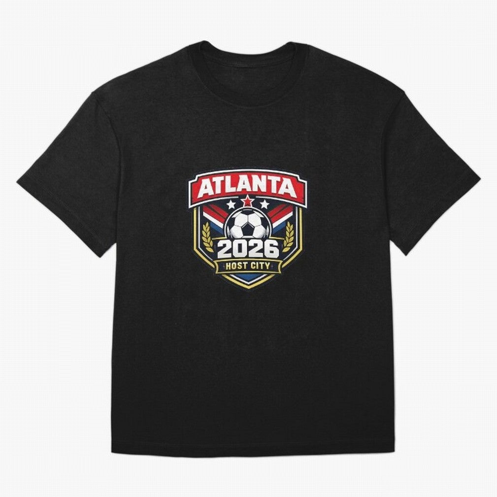 Global Cup 2026 Host City Badge Atlanta Classic T-Shirt Fuel Your Fan Pride for FIFA World Cup 2026 Connected to CR7, Portugal Energy, Worldwide Fan Energy, Dramatic Goals, Stadium Lights and Championship Celebrations; Great for Watch Parties,
