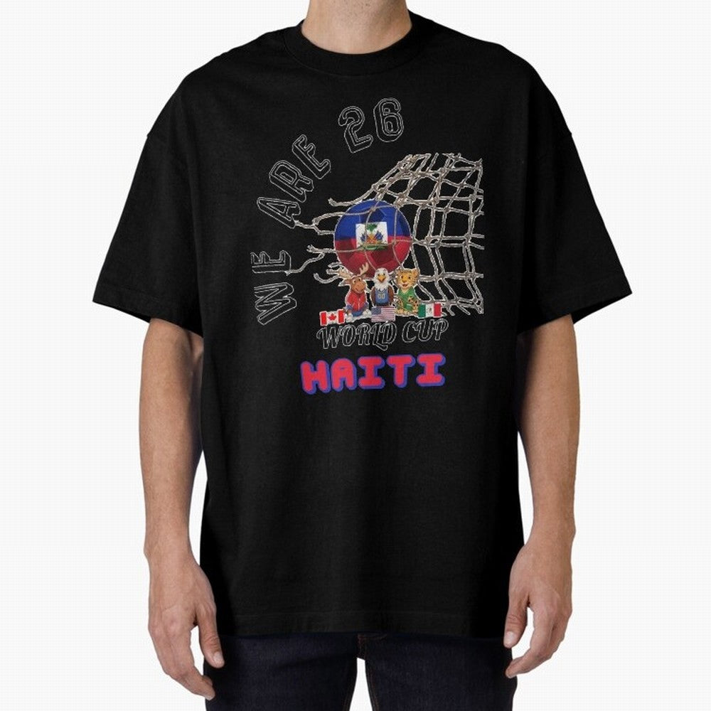 World cup 26 - Haiti Classic T-Shirt Feel FIFA World Cup 2026 for Fans of Neymar and France, Bringing Sports Nostalgia, International Competition, Famous Players and Unforgettable Victories; Ideal for Passionate Fans Who Love Underdog Stories,