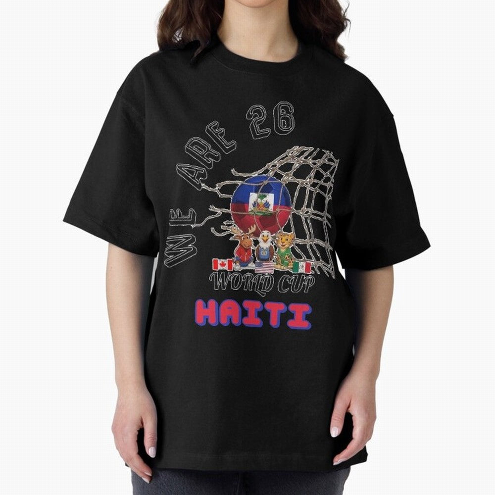 World cup 26 - Haiti Classic T-Shirt Feel FIFA World Cup 2026 for Fans of Neymar and France, Bringing Sports Nostalgia, International Competition, Famous Players and Unforgettable Victories; Ideal for Passionate Fans Who Love Underdog Stories,