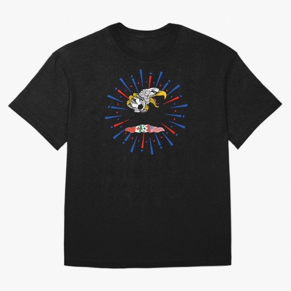 USA WC 2026 Classic T-Shirt Relive Global Football Passion for FIFA World Cup 2026 Group Stage, Centered on Messi, Neymar and Mbappe, England and Germany, Football Festival Excitement, Trophy Ambitions, Country Rivalries and Star Player Buzz; Made
