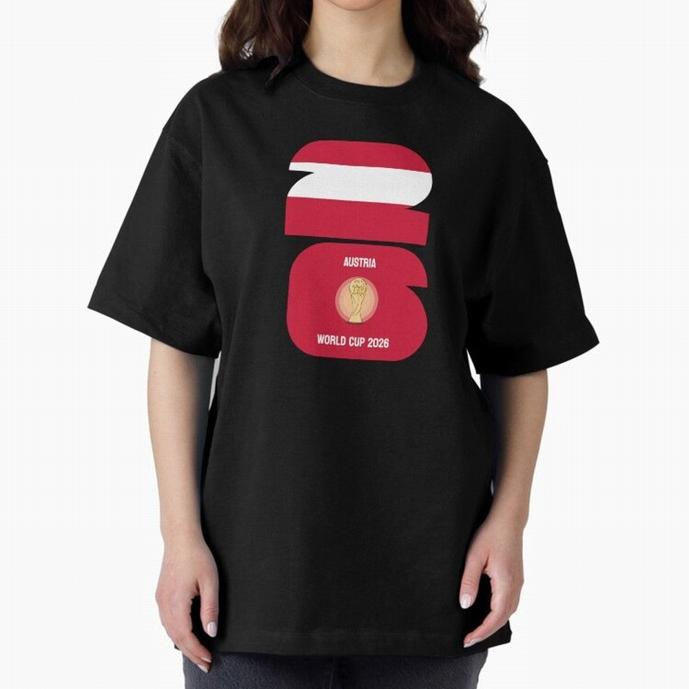 Austria: World Cup 2026 Classic T-Shirt Mark FIFA World Cup 2026 Spirit, Capturing Germany, Neymar, Supporter Pride, Iconic Celebrations, Legendary Names and Global Match Day Energy; Perfect for People Who Love Argentina, Brazil, France, England,