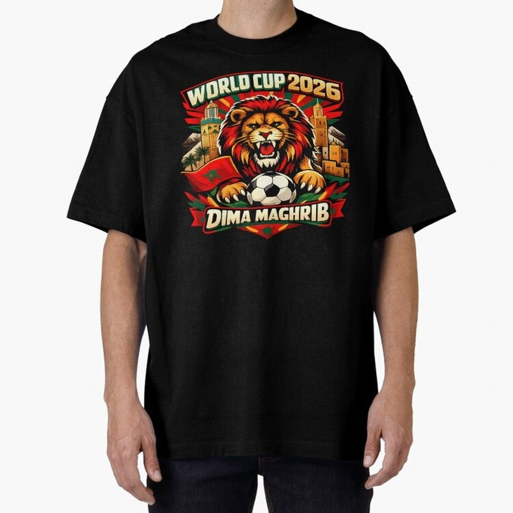 World Cup 2026, Dima Maghrib, June 13, 2026, We Are Morocco, Go Morocco, Morocco vs Brazil, Morocco World Cup 2026, World Morocco, Maghrib Classic T-Shirt Celebrate Classic Football Spirit in Match Day Hype around FIFA World Cup 2026, Haaland and