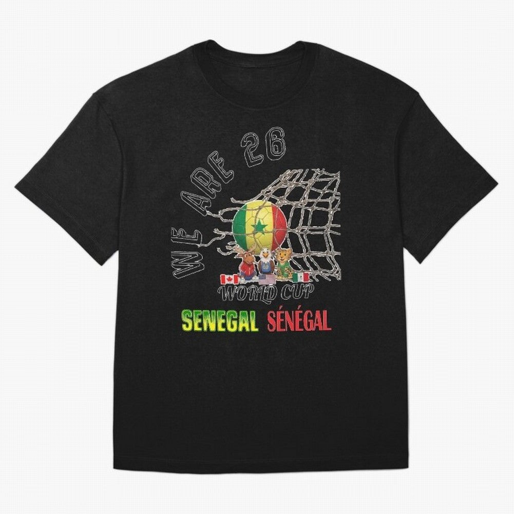 World cup 26 - Senegal Classic T-Shirt Wear the Spirit of FIFA World Cup 2026 USA Canada Mexico Spirit, Driven by Netherlands, Cristiano Ronaldo, Haaland and CR7, Classic Soccer Heritage, Championship Pressure, Fan Loyalty and International Pride;