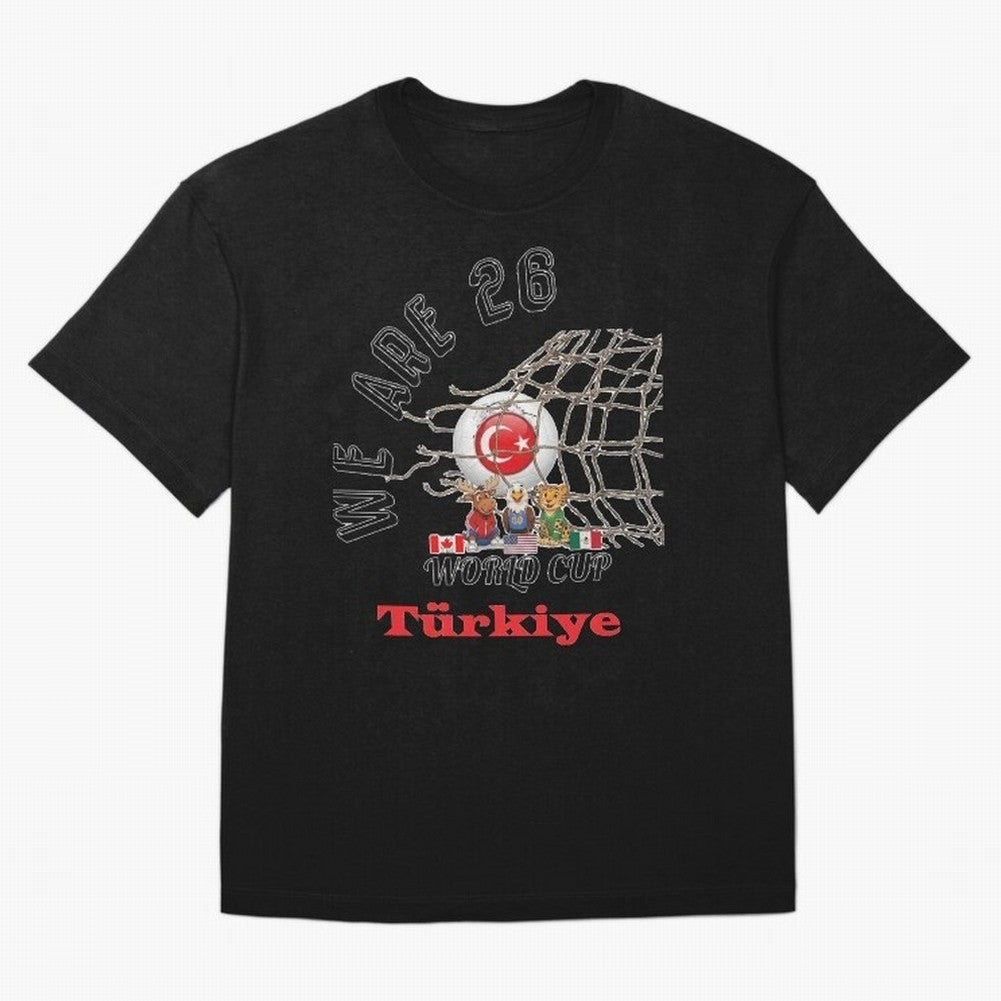 World cup 26 - Turkiye Classic T-Shirt Treasure FIFA World Cup 2026 Group Stage Filled with Mbappe, France and Portugal Energy, Match Day Excitement, Supporter Culture, Golden Goals and Global Football Passion; Perfect for Supporters Who Want Bold