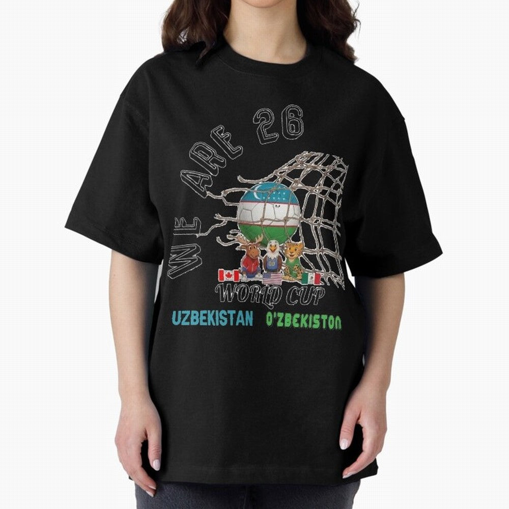 World cup 26 - Uzbekistan Classic T-Shirt Bring Global Tournament Vibes to Global Football Passion for FIFA World Cup 2026 USA Canada Mexico, Connected to Messi and Cristiano Ronaldo, Brazil, Goal Celebration Energy, Supporter Heritage, Football