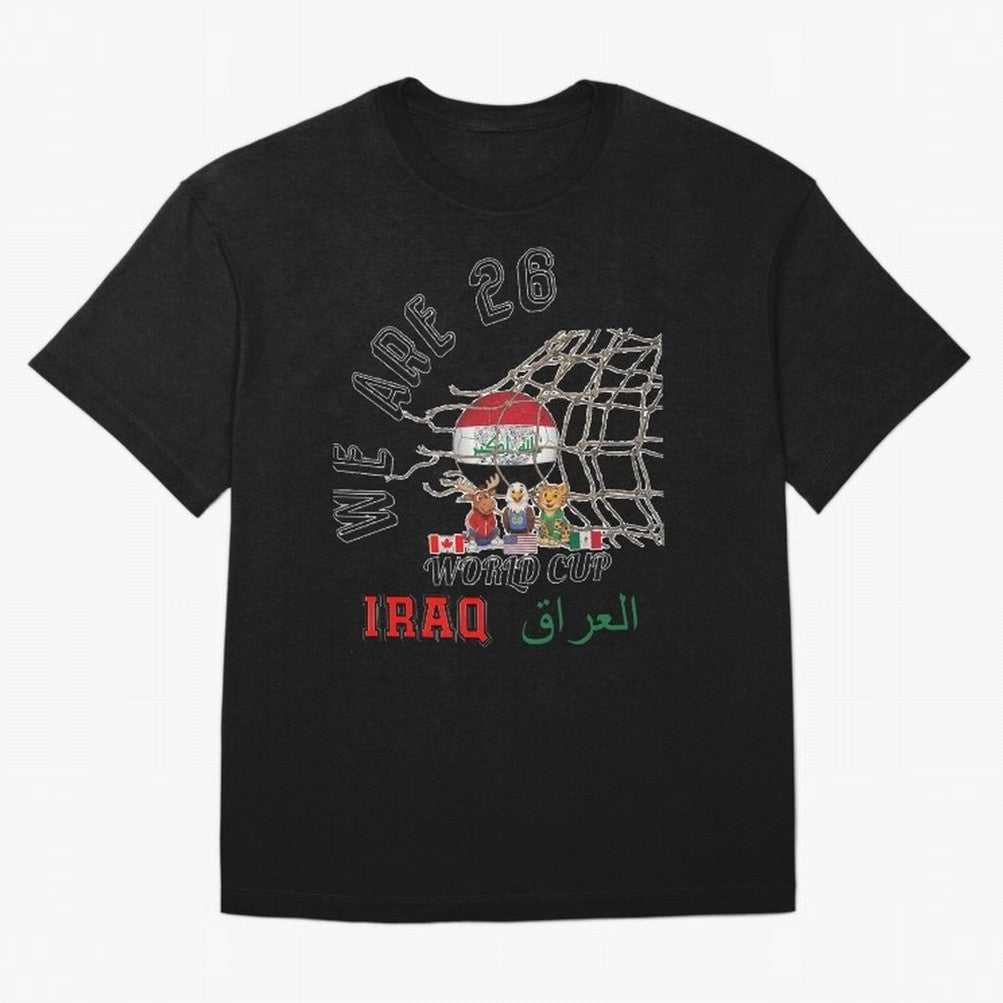 World cup 26 - Iraq Classic T-Shirt Show Up for the Glory of the FIFA World Cup 2026 Journey through Messi, CR7 and Mbappe Highlights, Argentina and Brazil Pride, Fan Favorite Moments, National Team Passion, Big Match Drama and Soccer History;