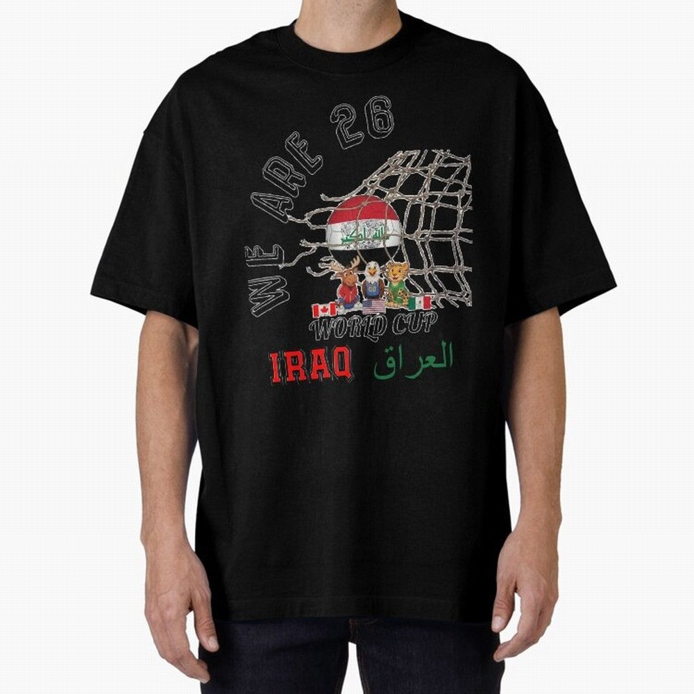World cup 26 - Iraq Classic T-Shirt Show Up for the Glory of the FIFA World Cup 2026 Journey through Messi, CR7 and Mbappe Highlights, Argentina and Brazil Pride, Fan Favorite Moments, National Team Passion, Big Match Drama and Soccer History;