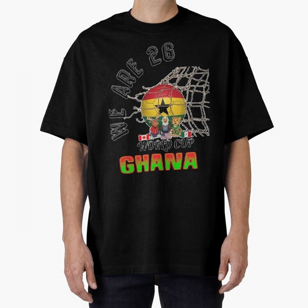 World cup 26 - Ghana Classic T-Shirt Capture the FIFA World Cup 2026 Group Stage Journey through CR7 Highlights, Portugal, Spain and Germany Pride, Vintage Soccer Flavor, Modern Football Stars, National Flags and Final Night Emotion; Made for Die