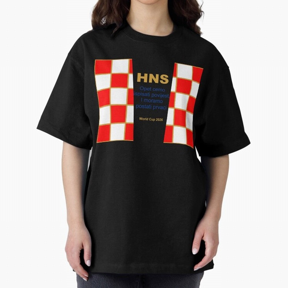 Croatia jersey with motto gold Classic T-Shirt Bring Bold Fan Energy to the FIFA World Cup 2026 Group Stage Journey through Neymar, Haaland and Cristiano Ronaldo Highlights, Argentina and Brazil Pride, Stadium Memories, Football Loyalty,