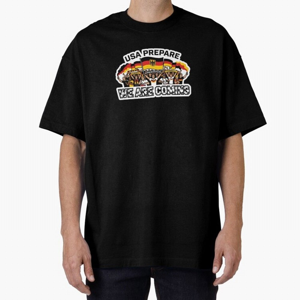 Germany Soccer Fans 2026 Sticker We Are Coming Classic T-Shirt Embrace FIFA World Cup 2026 Group Stage for Fans of Neymar and Brazil, Bringing Football Passion, Legendary Performances, Festival Vibes and Supporter Community; Built for Supporters