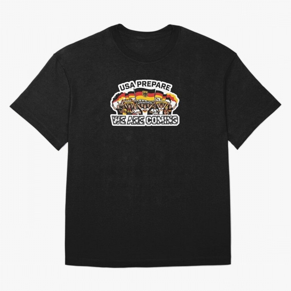 Germany Soccer Fans 2026 Sticker We Are Coming Classic T-Shirt Embrace FIFA World Cup 2026 Group Stage for Fans of Neymar and Brazil, Bringing Football Passion, Legendary Performances, Festival Vibes and Supporter Community; Built for Supporters